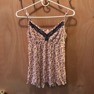 Victoria's Secret Pajama Floral Top