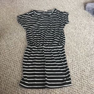 Women's Black and White Dress