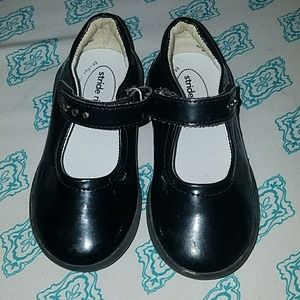 Girls Sz 7W Stride Rite Slip On Shoe