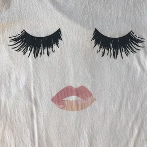 Lips and Lashes Tee