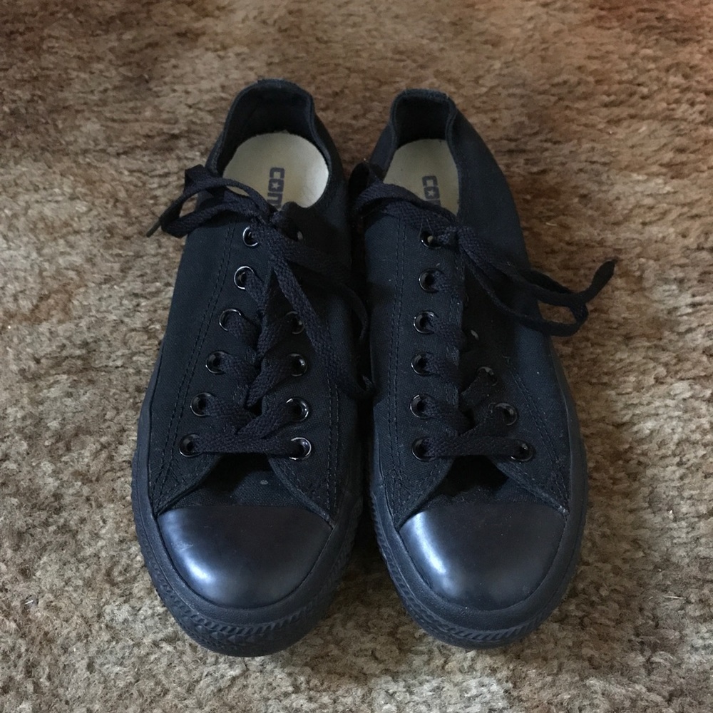 All Black Converse All Star