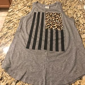 💕Unique PINK by VS Cheetah Tank Top