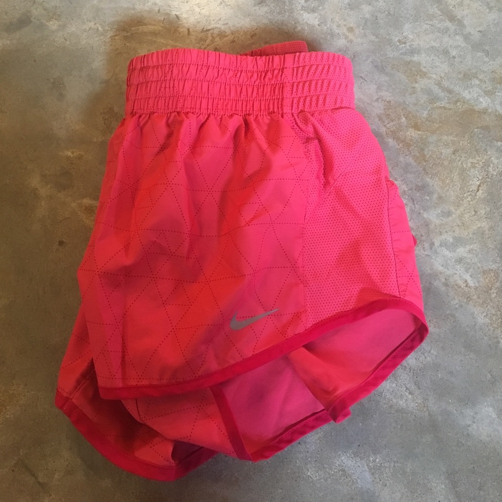 Pink Nike shorts