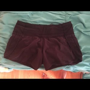 Black lululemon shorts
