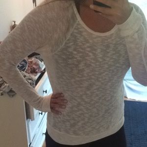 White Long sleeve sweater Top