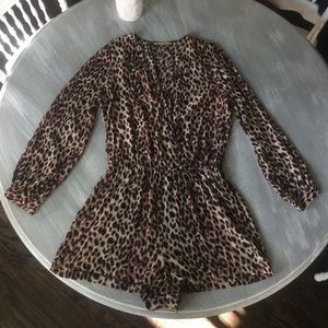 Cheetah Romper