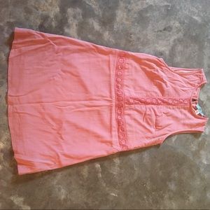 Pink shift dress