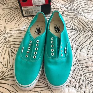 Authentic Pool Blue Vans