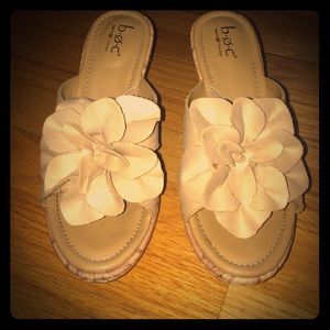 Woman's B.O.C. Born Concept Flower Wedge Sandal