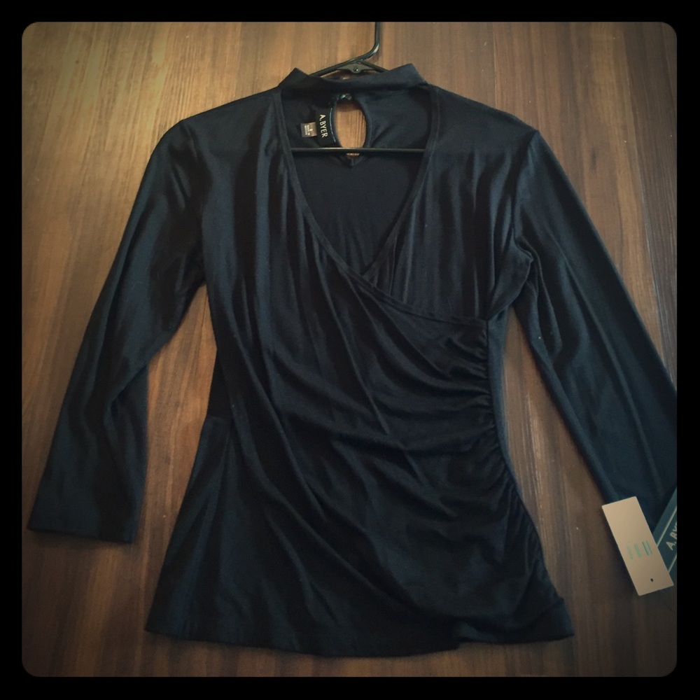 Black long sleeve w/ choker