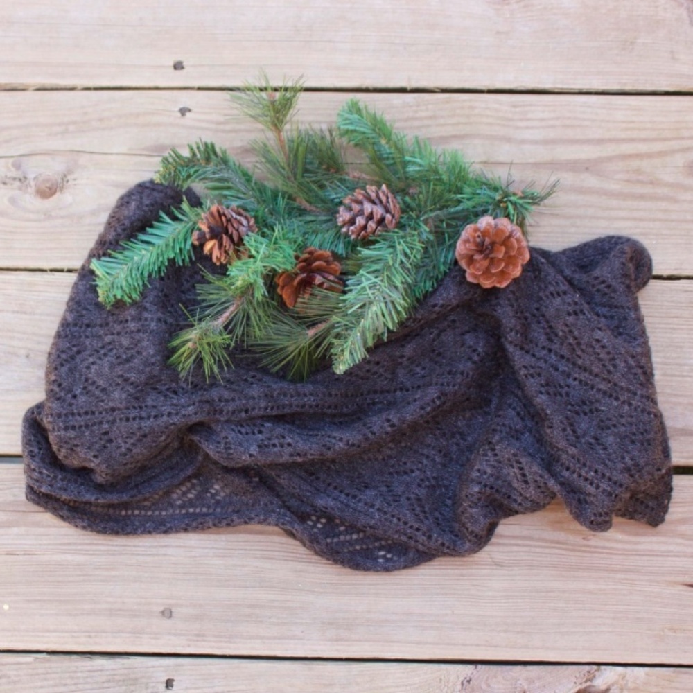 Charcoals Grey Infinity Scarf