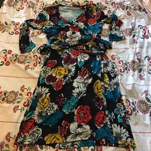 Banana Republic Floral Wrap Dress