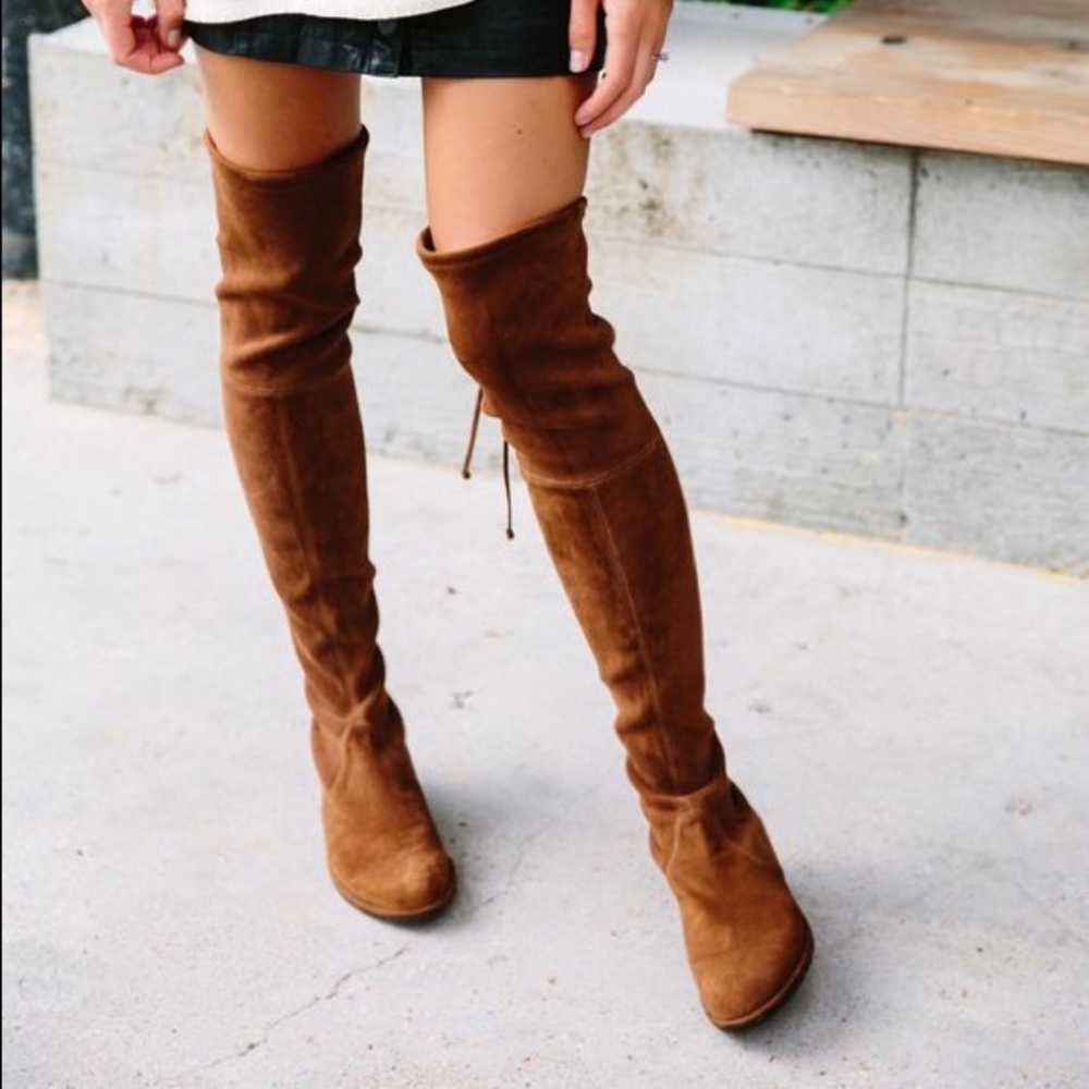 Stuart Weitzman Lowland - Walnut Suede