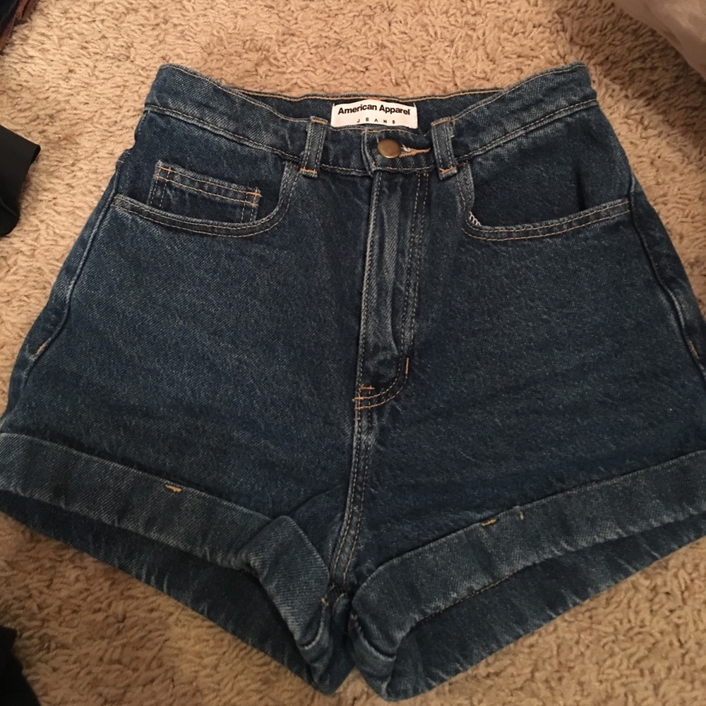 American Apparel high waisted shorts