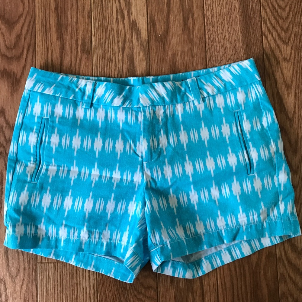Blue and White Shorts