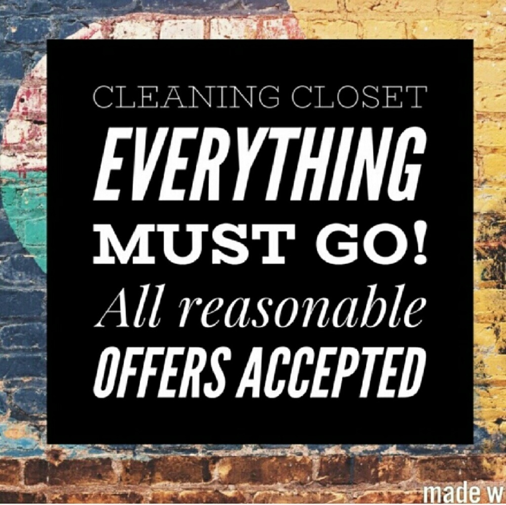 Please help me clear my closet