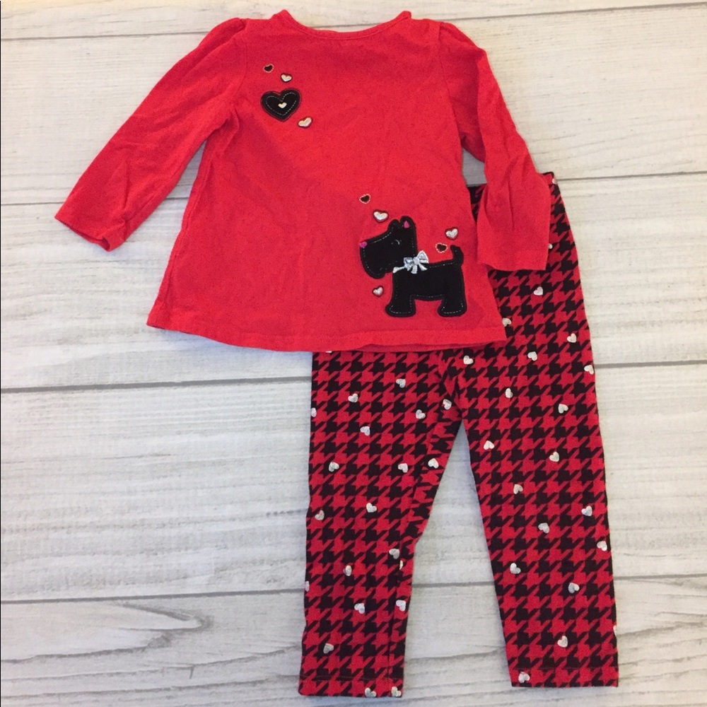 Girls 18m Scottie Dog Outfit