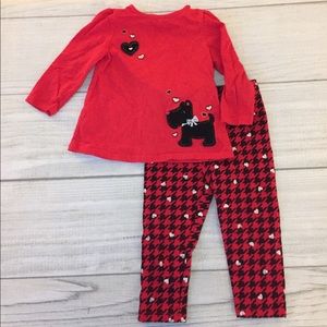 Girls 18m Scottie Dog Outfit