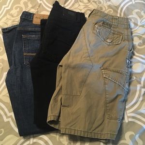 Volcom, RSQ & Abercrombie sz12 bundle