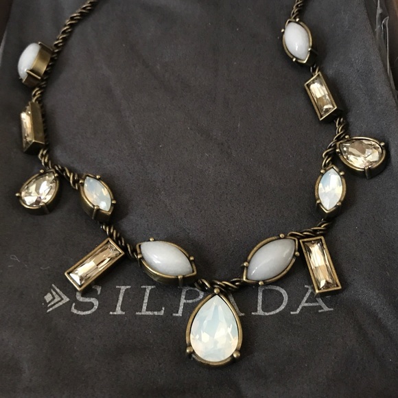 New Silpada Crystal clear necklace - Picture 2 of 4