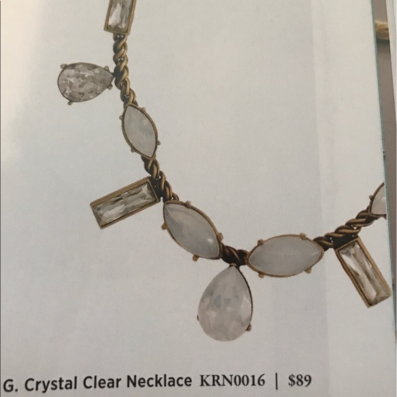 New Silpada Crystal clear necklace - Picture 4 of 4