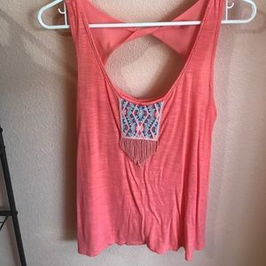 American Eagle Outfitters Coral Tank