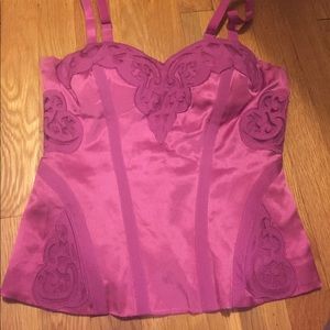 BEBE corset pink size xs