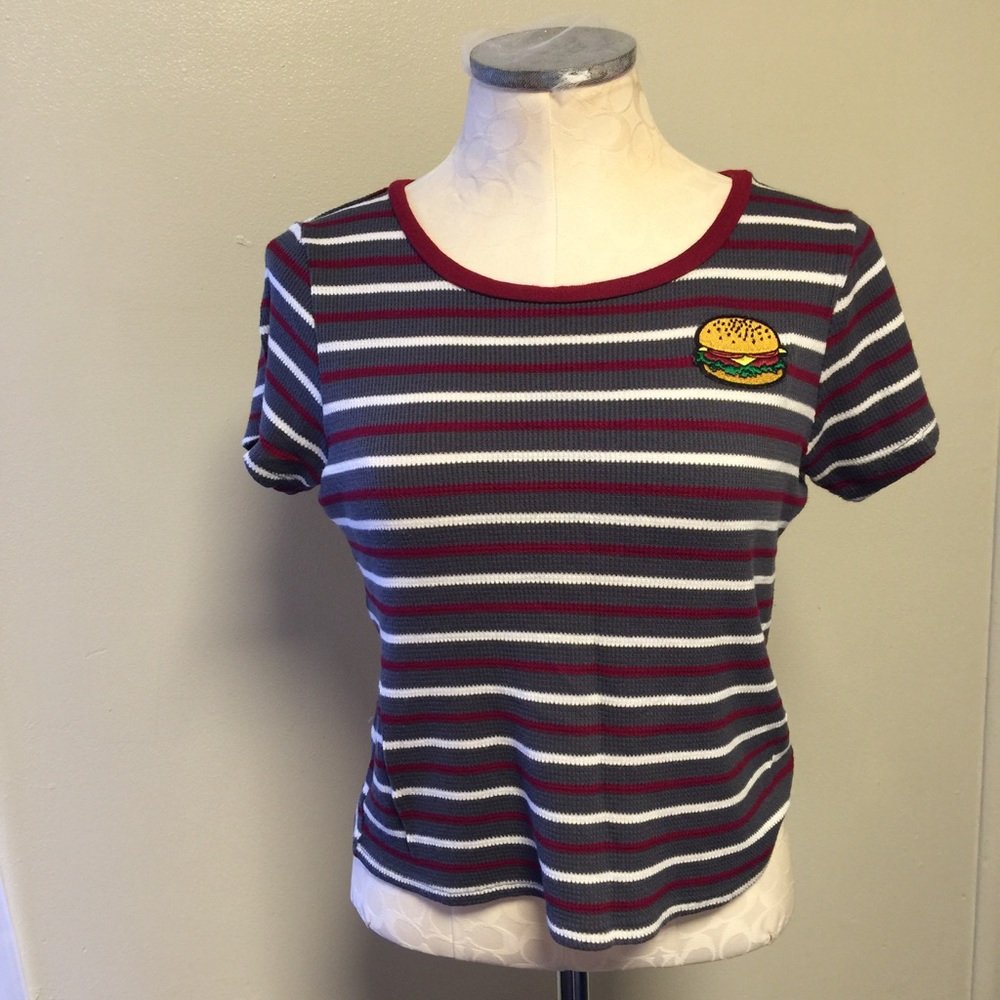 Emoji stripped tee