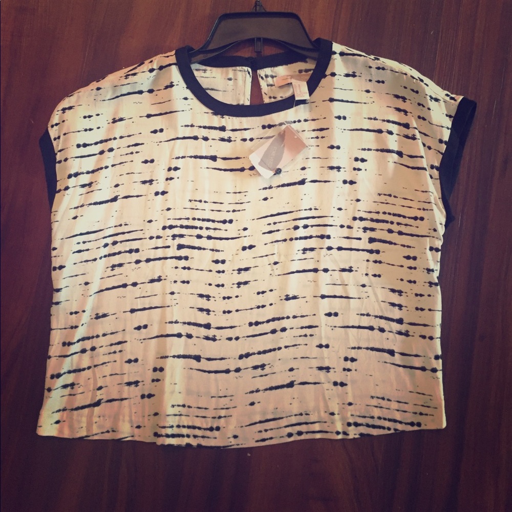 Black and white shirt