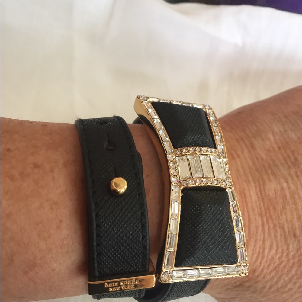 Kate Spade Black bow bracelet