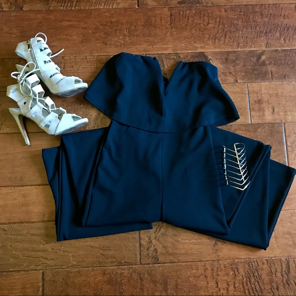 NWOT Lulu's 'Power of Love' Black Jumpsuit