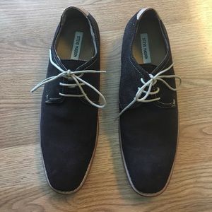 Steve Madden | Men's Dark Brown Suede Dress Shoes