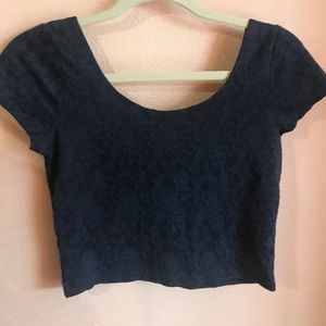 Abercrombie & Fitch Crop Blouse