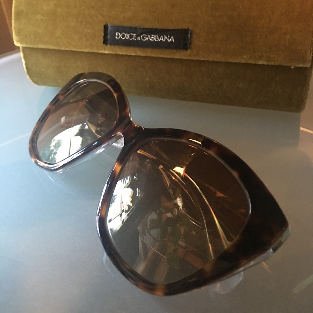 Dolce & Gabbana Havana Polarized Sunglasses