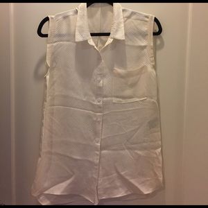 The kooples silk sleeveless blouse