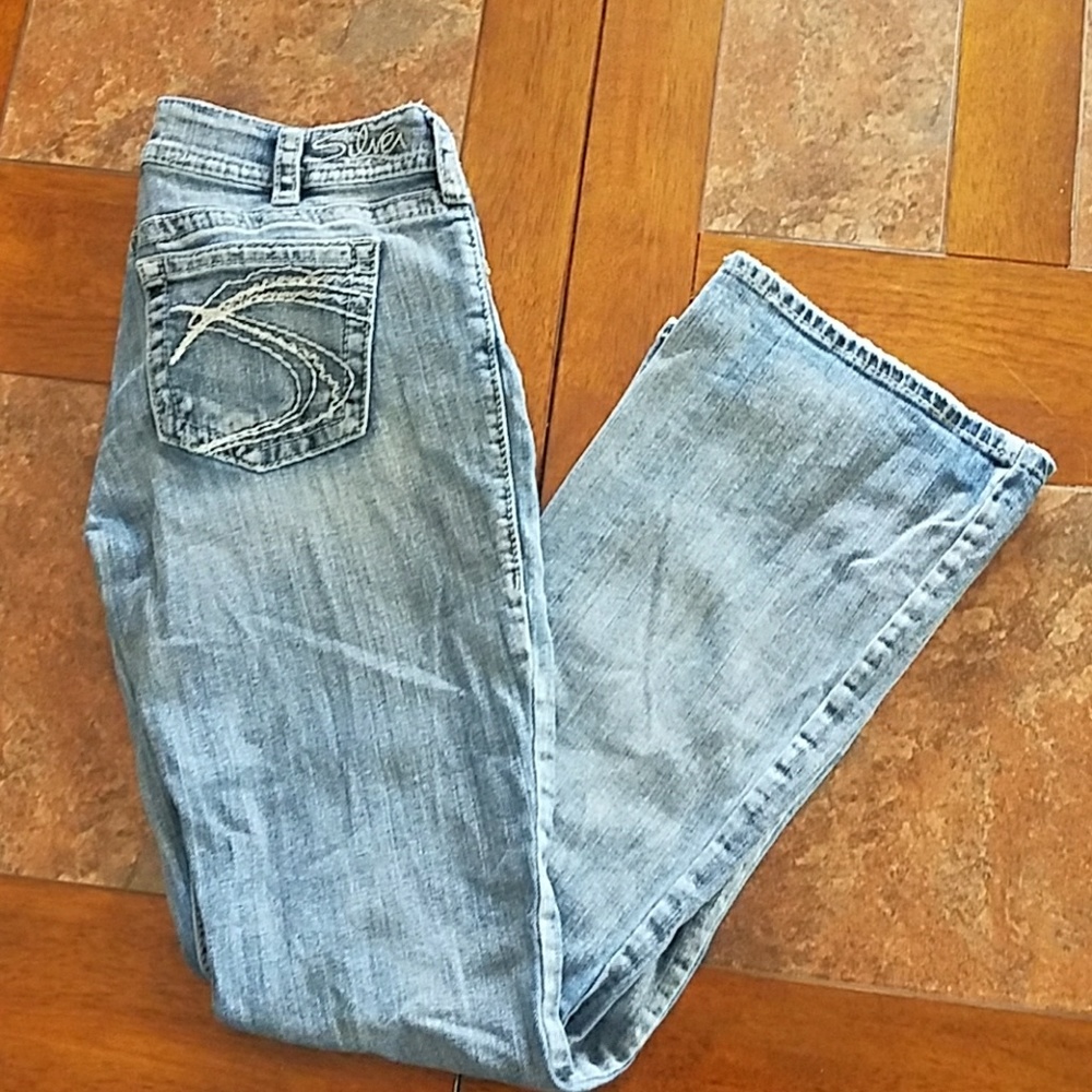 Silver Bootcut Jeans