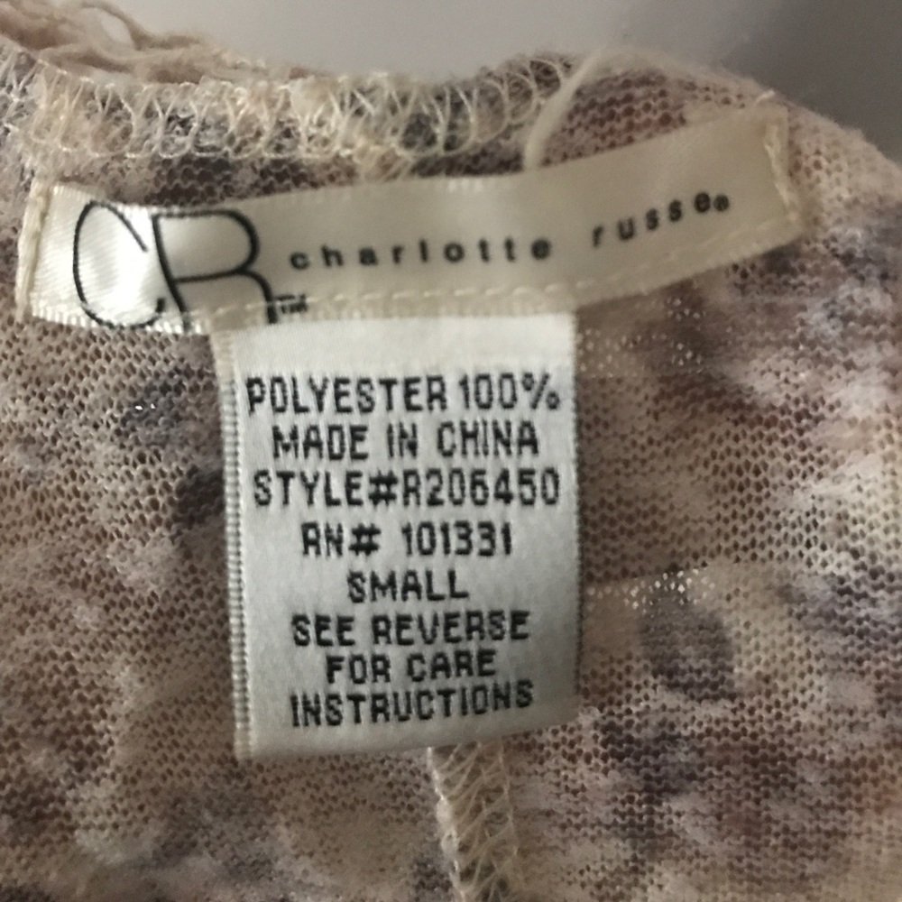 CHARLOTTE RUSSE tank top - Picture 4 of 4