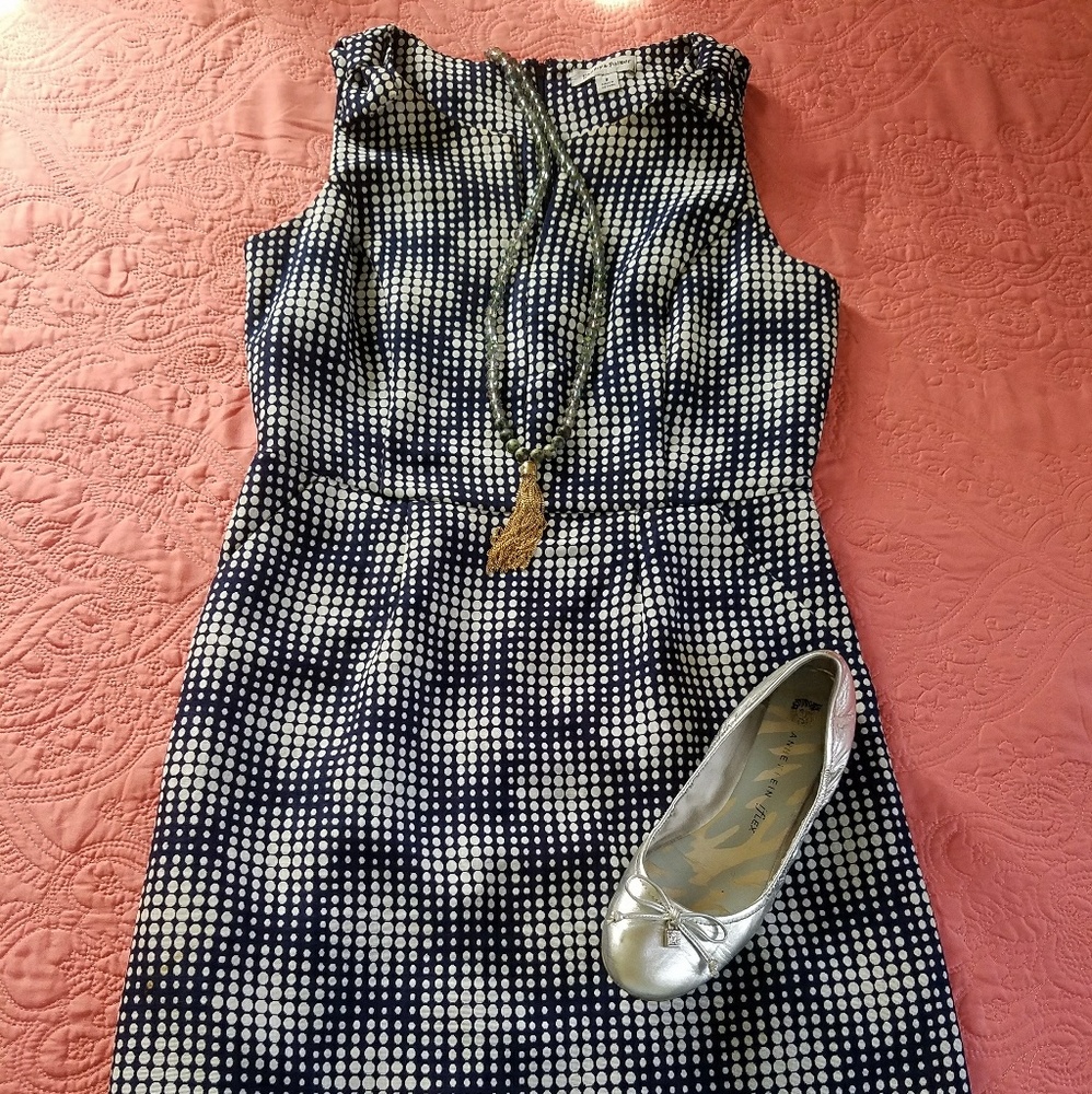 Dress with Shoulder Bows