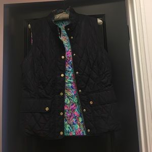 Lilly Pulitzer quilted vest just adorable