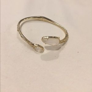 Zander Hinge Cuff Bracelet in Gold