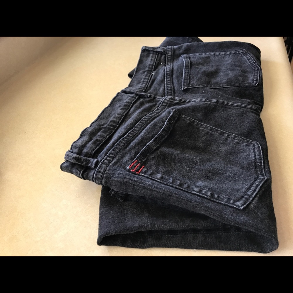 BDG black high rise artist fit NWOT