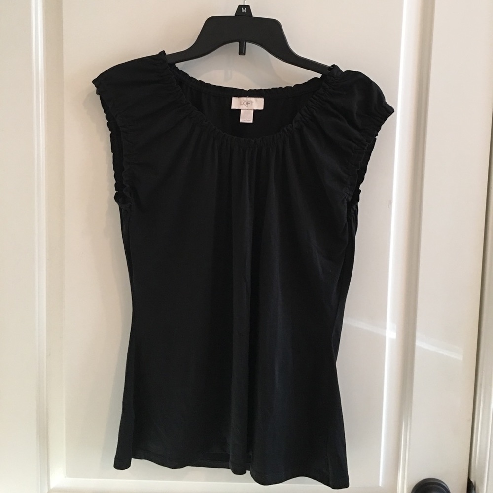 Ann Taylor Loft outlet black shirt large