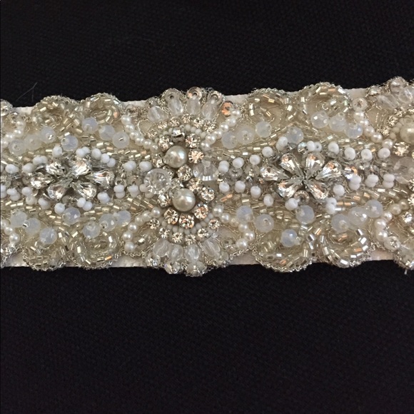 Beaded Bridal Dress Belt main image 4
