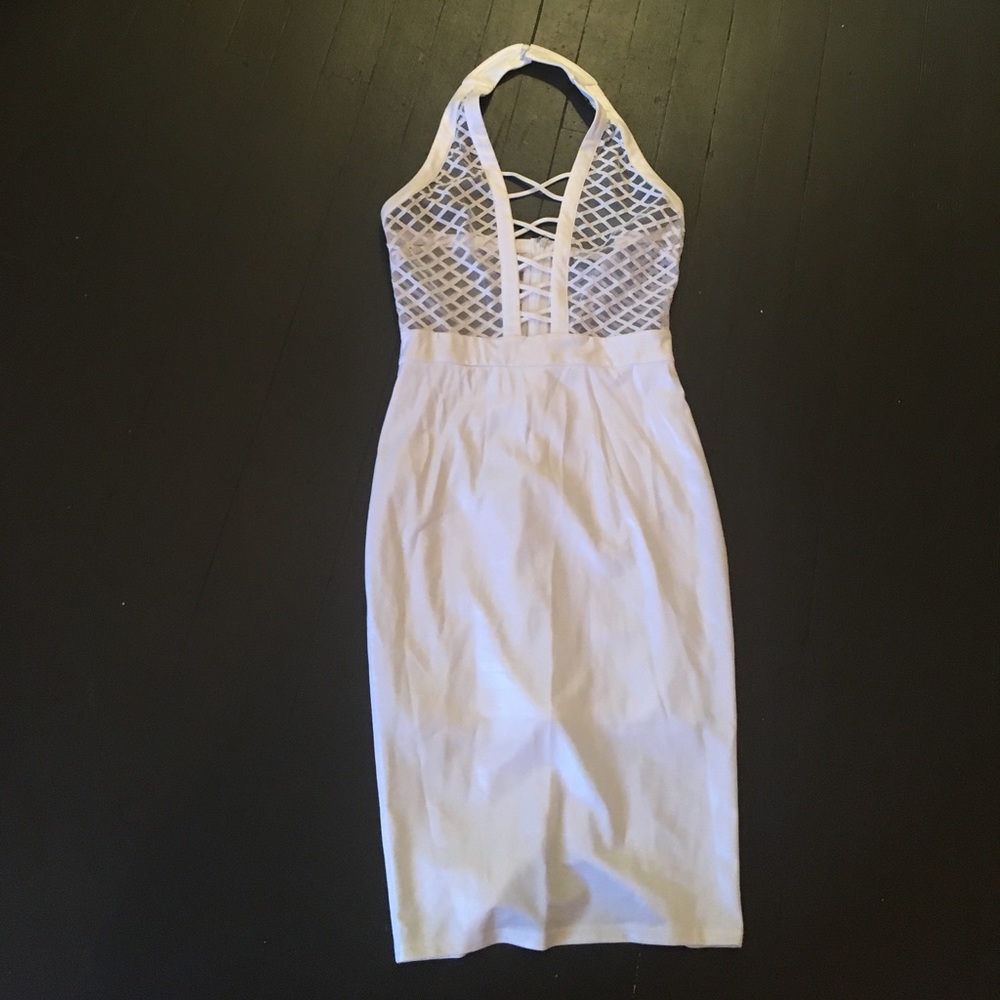Fun white summer halter dress! Never worn!
