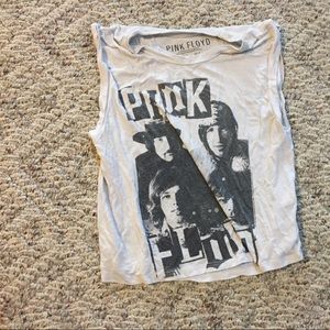 White Pink Floyd top