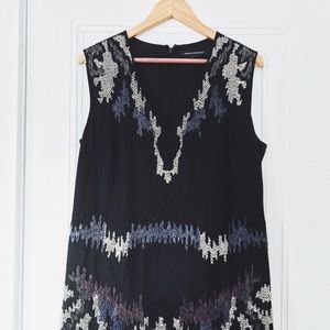 French Connection Embellished Black Mini