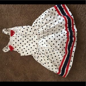 Gymboree red, white and blue dress.