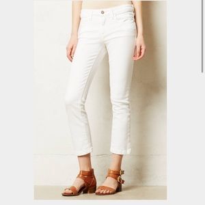Anthropologie crop jeans GRAY (pilcro letterpress)