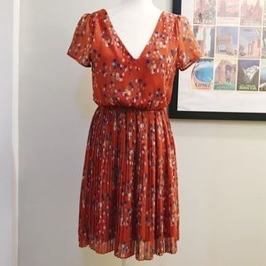 Mod Cloth Burnt Orange Everly Dress