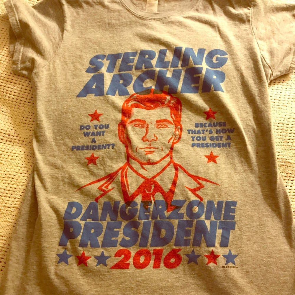 NWOT Sterling Archer for President shirt